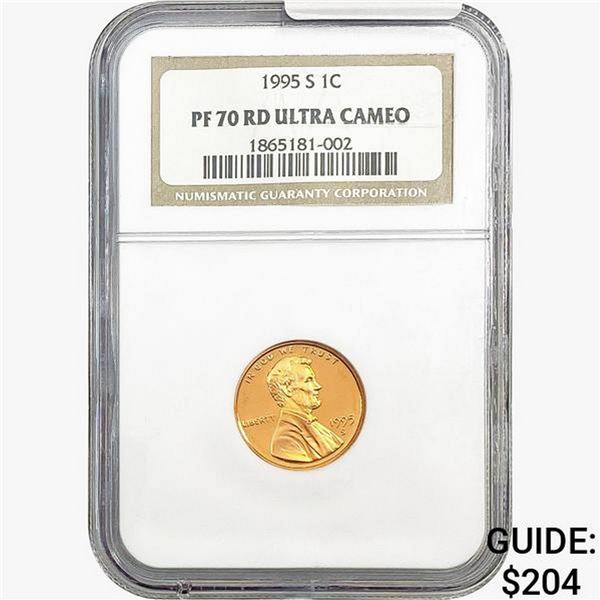 1995-S Lincoln Memorial Cent NGC PF70 RD UC