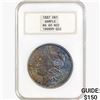 Image 1 : 1887 Morgan Silver Dollar NGC MS60 Sample