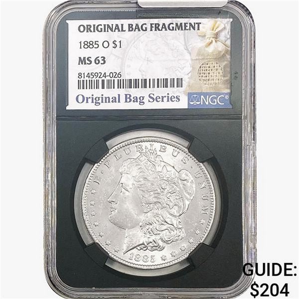1885-O Morgan Silver Dollar NGC MS63