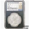 Image 1 : 1887 Morgan Silver Dollar NGC MS63 Bag Fragment