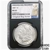 Image 1 : 1887 Morgan Silver Dollar NGC MS63 Bag Fragment