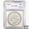 1892-O Morgan Silver Dollar ICG AU50