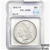 1878 REV78 Morgan Silver Dollar ICG AU58