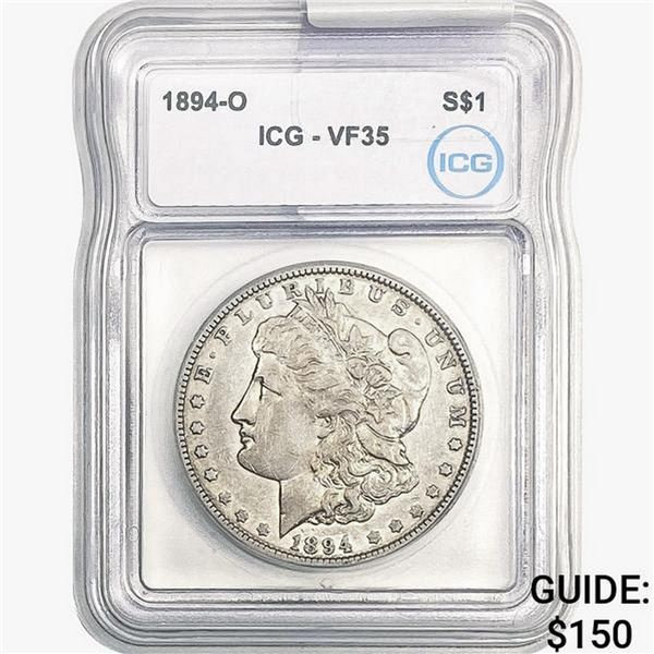 1894-O Morgan Silver Dollar ICG VF35