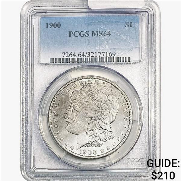 1900 Morgan Silver Dollar PCGS MS64