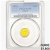 1854 Rare Gold Dollar PCGS AU55