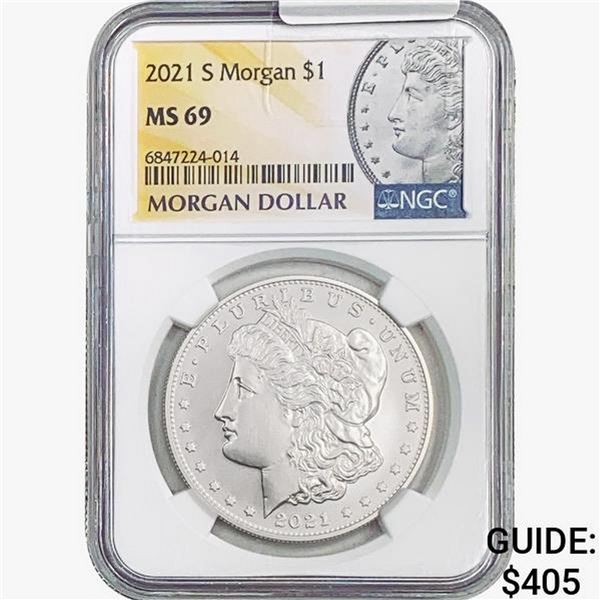 2021-S Morgan Silver Dollar NGC MS69