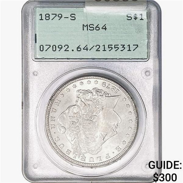 1879-S Morgan Silver Dollar PCGS MS64