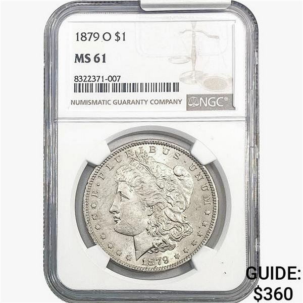 1879-O Morgan Silver Dollar NGC MS61