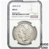 Image 1 : 1879-O Morgan Silver Dollar NGC MS61