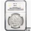Image 1 : 1886 Morgan Silver Dollar NGC MS63