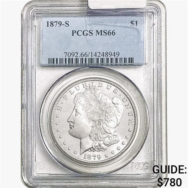 1879-S Morgan Silver Dollar PCGS MS66