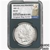 Image 1 : 1889 Morgan Silver Dollar NGC MS63 Bag Fragment