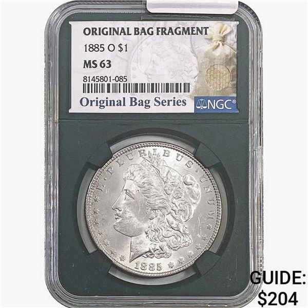 1885-O Morgan Silver Dollar NGC MS63