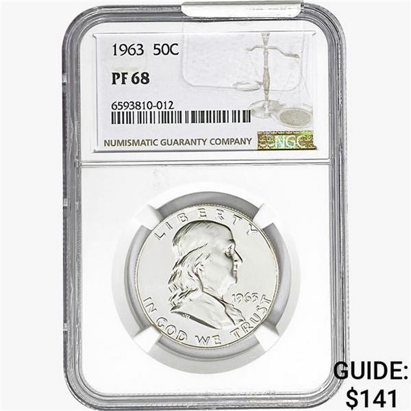1963 Franklin Half Dollar NGC PF68