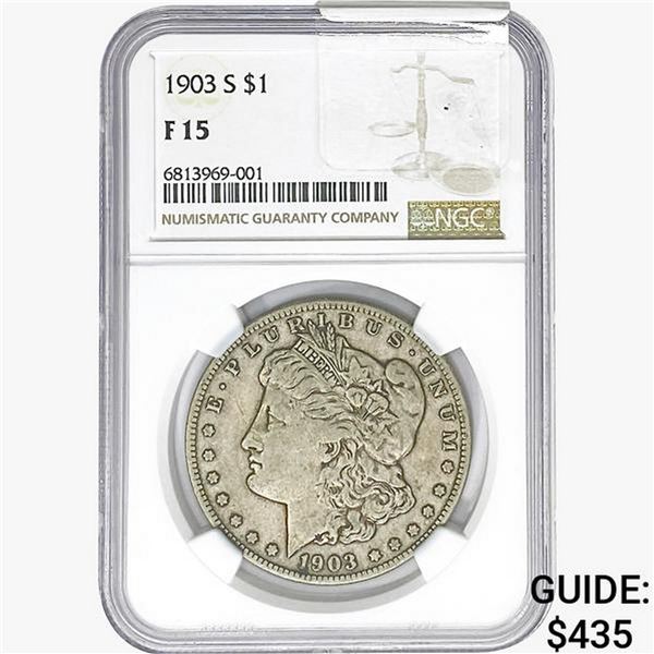1903-S Morgan Silver Dollar NGC F15