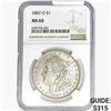 Image 1 : 1887-O Morgan Silver Dollar NGC MS60