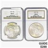 Image 1 : [2] 1923 Silver Peace Dollar NGC MS64