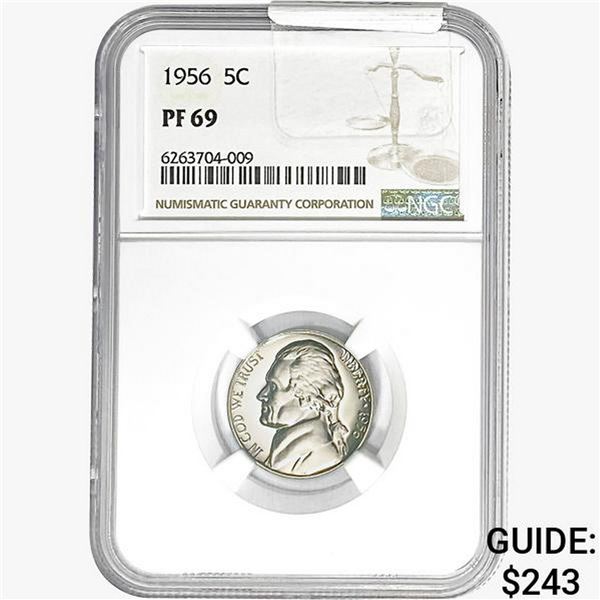 1956 Jefferson Nickel NGC PF69