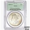 Image 1 : 1884-O Morgan Silver Dollar PCGS MS64
