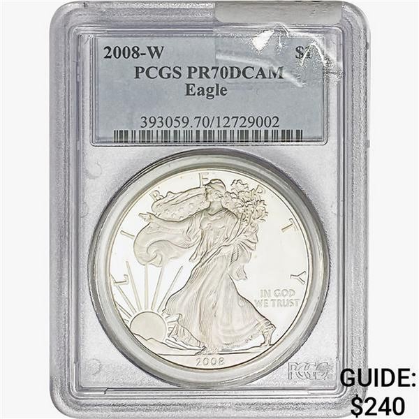 2008-W Silver Eagle PCGS PR70 DCAM