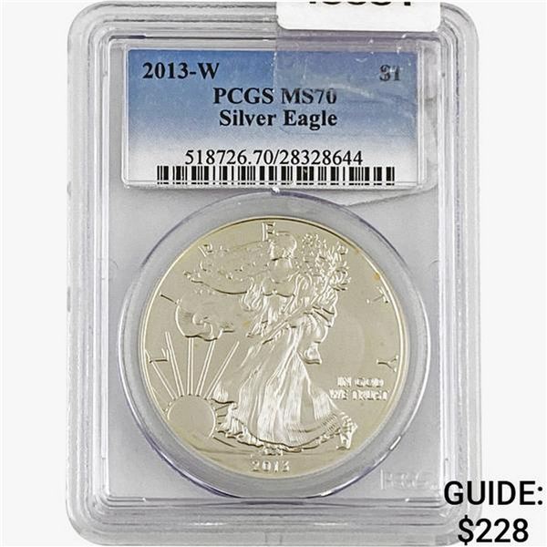 2013-W Morgan Silver Dollar PCGS MS70