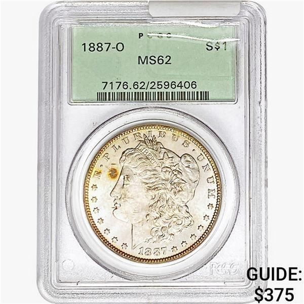 1887-O Morgan Silver Dollar PCGS MS62