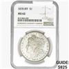 Image 1 : 1878 8TF Morgan Silver Dollar NGC MS62