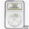 Image 1 : 1986 Silver Eagle NGC MS69