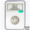 Image 1 : 1954 CAC Washington Silver Quarter NGC MS67