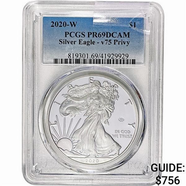 2020-W Silver Eagle PCGS PR69 DCAM