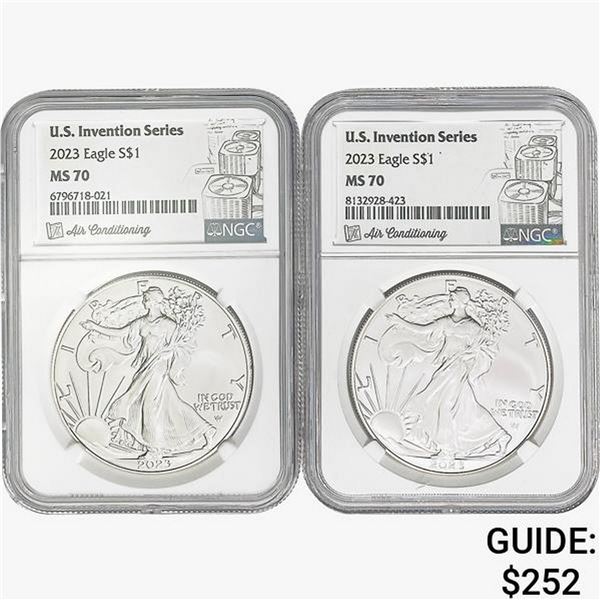 2023 [2] Silver Eagle NGC MS70