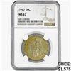 Image 1 : 1940 Walking Liberty Half Dollar NGC MS67