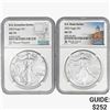 Image 1 : 2022-2023 [2] Silver Eagle NGC MS70