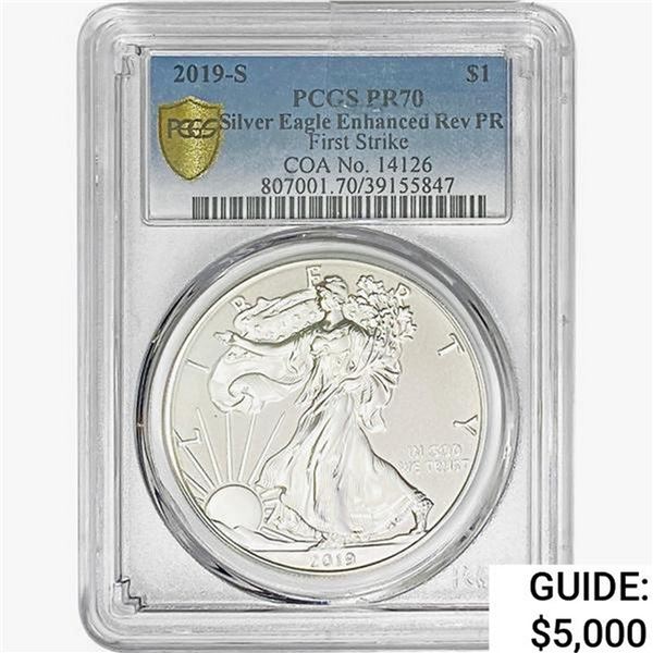 2019-S Silver Eagle PCGS PR70 REV PR