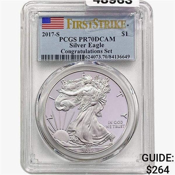 2017-S Silver Eagle PCGS PR70