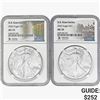 Image 1 : 2022 [2] Silver Eagle NGC MS70