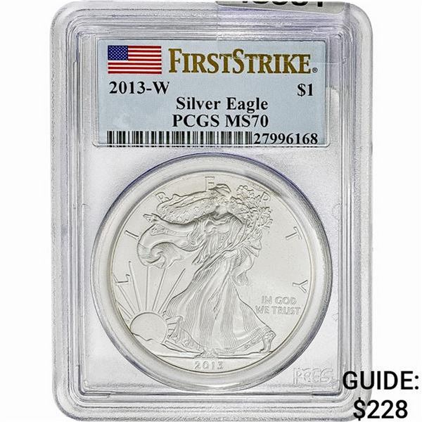 2013-W Silver Eagle PCGS MS70