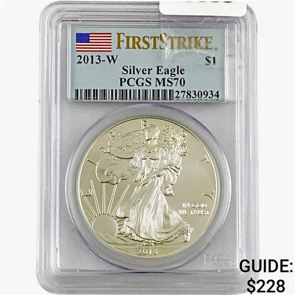 2013-W Silver Eagle PCGS MS70
