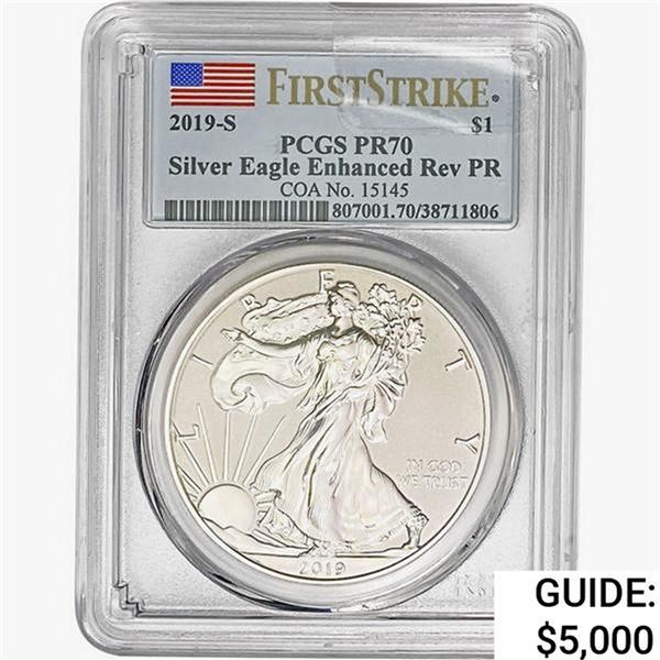 2019-S Silver Eagle PCGS PR70 REV PR