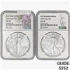 Image 1 : 2022-2023 [2] Silver Eagle NGC MS70
