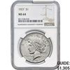 Image 1 : 1927 Silver Peace Dollar NGC MS64