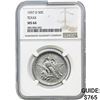 Image 1 : 1937-D Texas Half Dollar NGC MS66