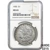Image 1 : 1903 Morgan Silver Dollar NGC MS63