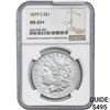 Image 1 : 1879-S Morgan Silver Dollar NGC MS65+