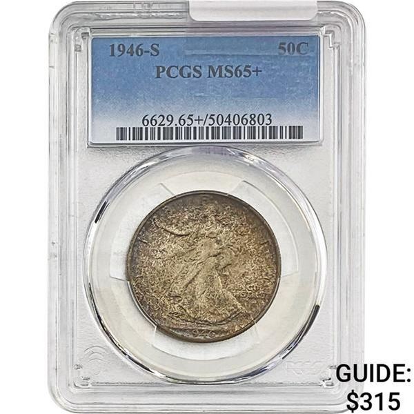 1946-S Walking Liberty Half Dollar PCGS MS65+
