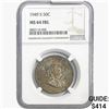 Image 1 : 1949-S Franklin Half Dollar NGC MS64 FBL