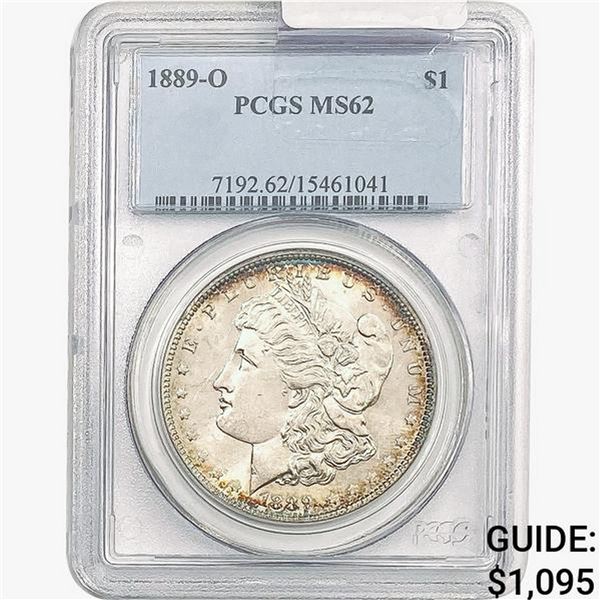 1889-O Morgan Silver Dollar PCGS MS62