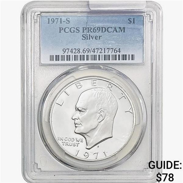 1971-S Eisenhower Dollar PCGS PR69 DCAM