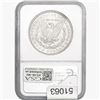 Image 2 : 1883-CC Morgan Silver Dollar NGC MS63